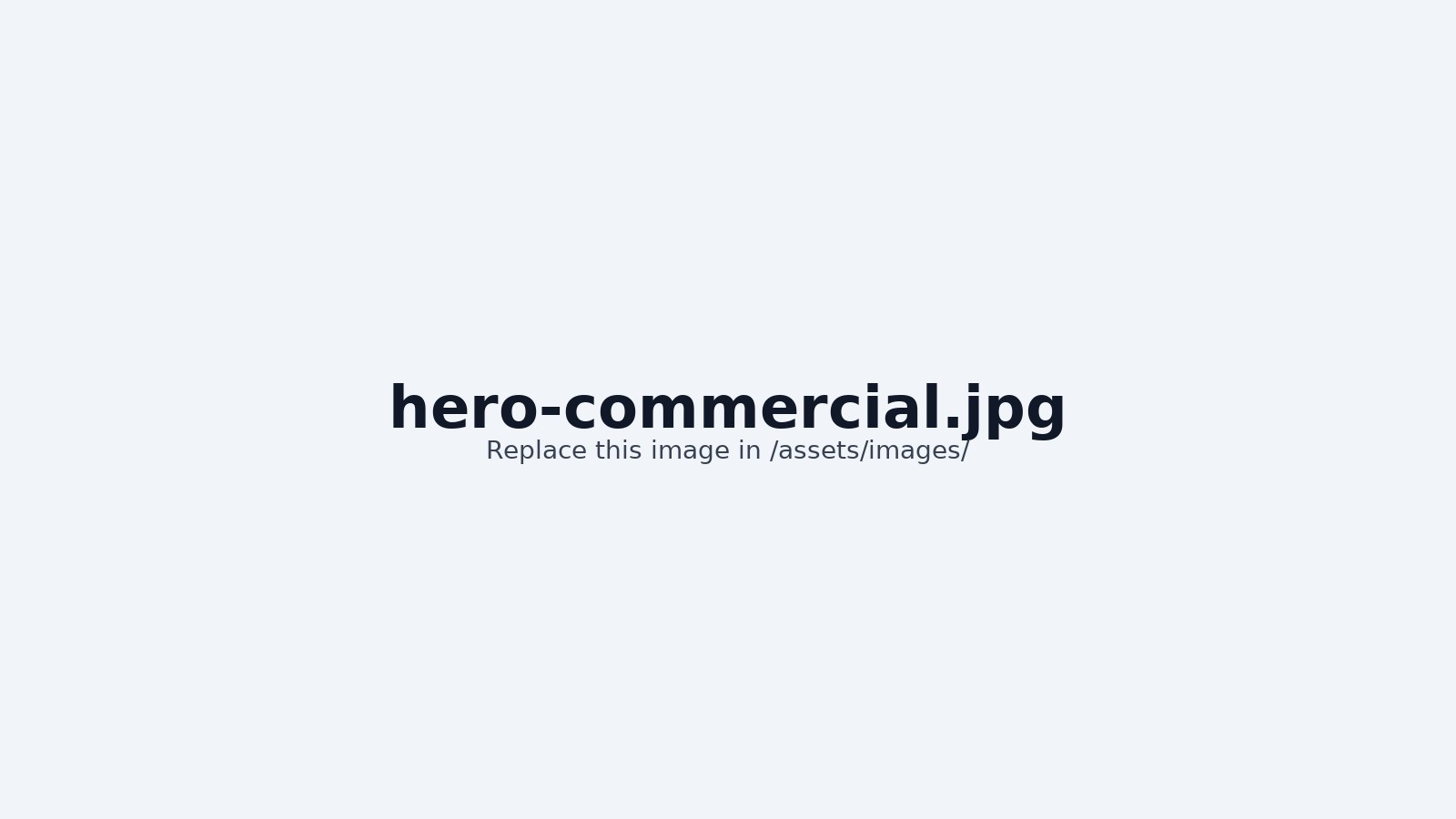 Commercial hero