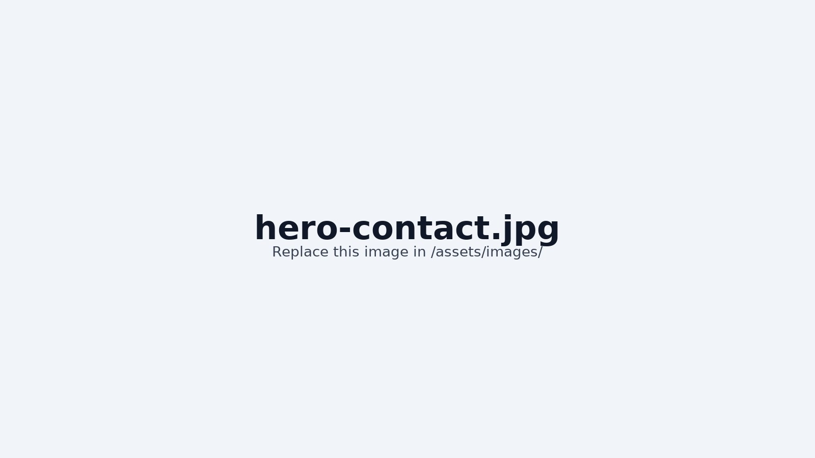 Contact hero