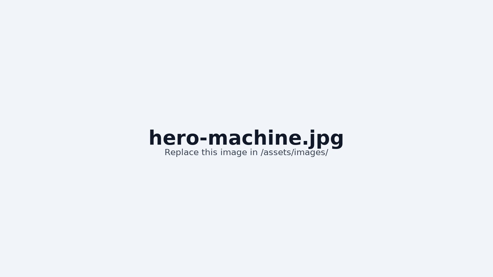 3D Machine Control Support hero